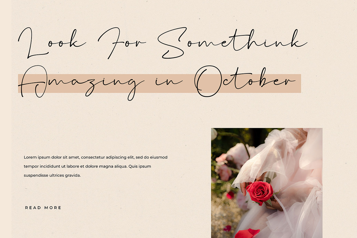Estancia Elegant Signature Font, a Handwritten Font by RantautypeStudio (Photo 4 of 15)