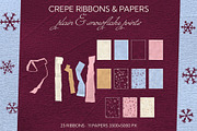 Crepe Snowflakes and Glitter Stars, an Object Graphic by Anzhelika (Thumbnail 12 of 12)