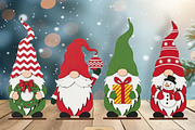 Christmas Gnome SVG Bundle Laser Cut, a Pattern Graphic by taramija (Thumbnail 1 of 3)