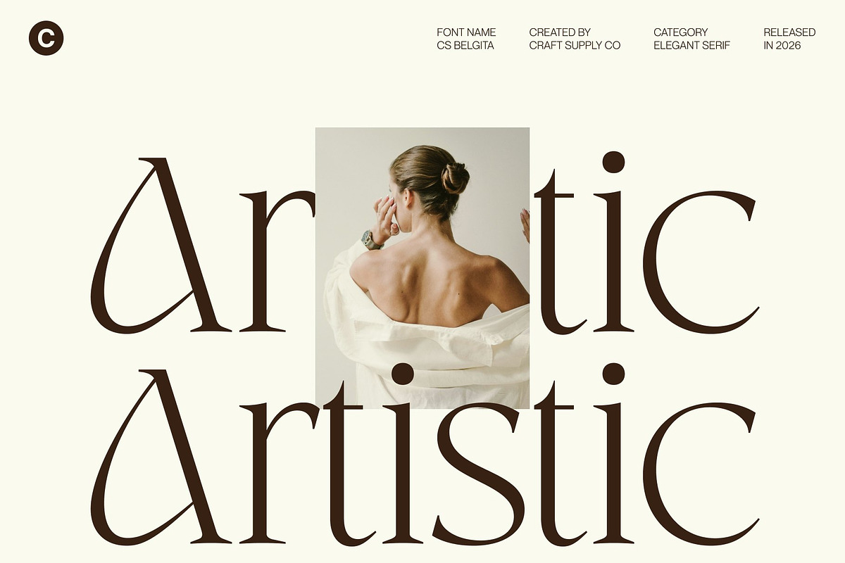 CS Belgita – Elegant Serif Font, a Serif Font by Craft Supply Co. (Photo 6 of 8)