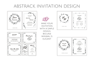 BLACK & WHITE INVITATION, an Invitation Template by byfloraison (Thumbnail 5 of 5)