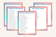 1000+ Daily Content Idea Prompt, a Stationery Template by Designmela01 (Thumbnail 3 of 10)