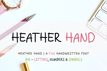 Heather - A Quirky Handwritten Font