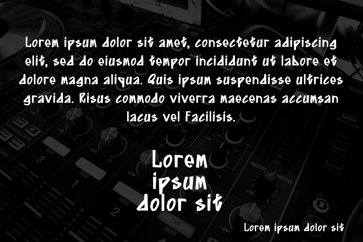 Black Mother - Music font, a Sans Serif Font by portype (Photo 6 of 6)