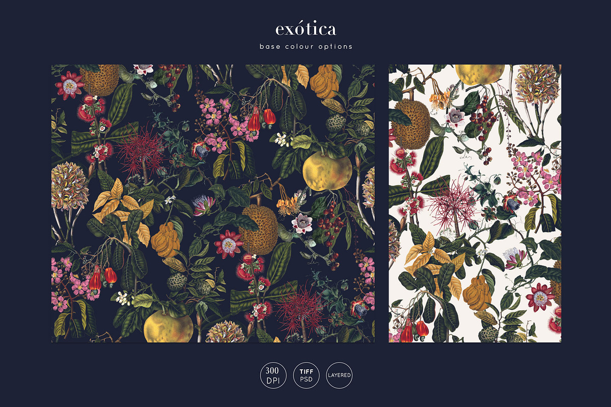 Exótica, Luxury Pattern design!, a Pattern Graphic by TSTUDIO (Photo 3 of 14)