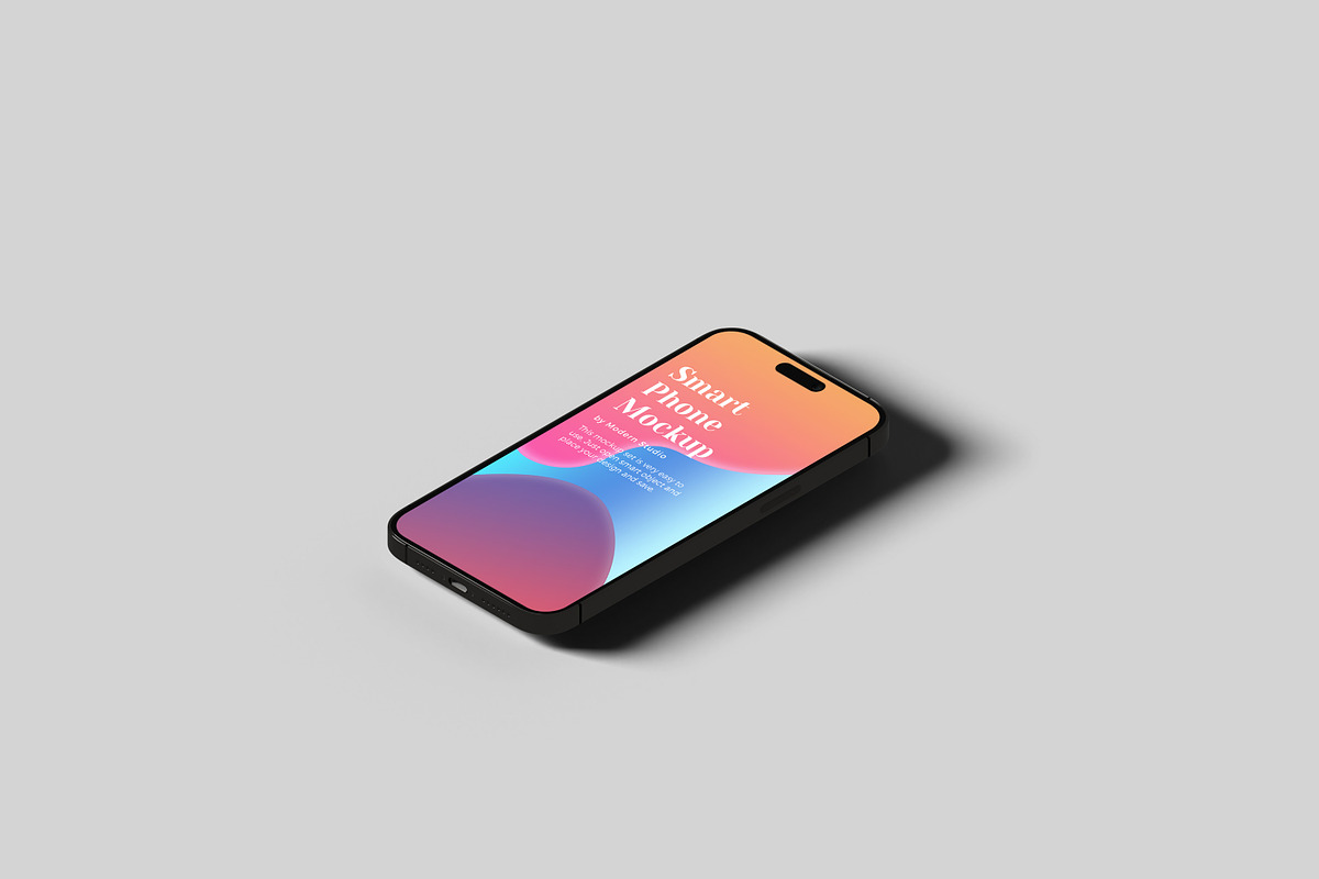 iPhone 14 Pro Mockup Set, an iPhone Mockup by Modern Studio (Photo 6 of 13)
