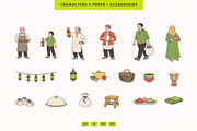 Ramadan Night Bazaar Illustration, an Illustration by MEANDSTUDIO (Thumbnail 4 of 5)