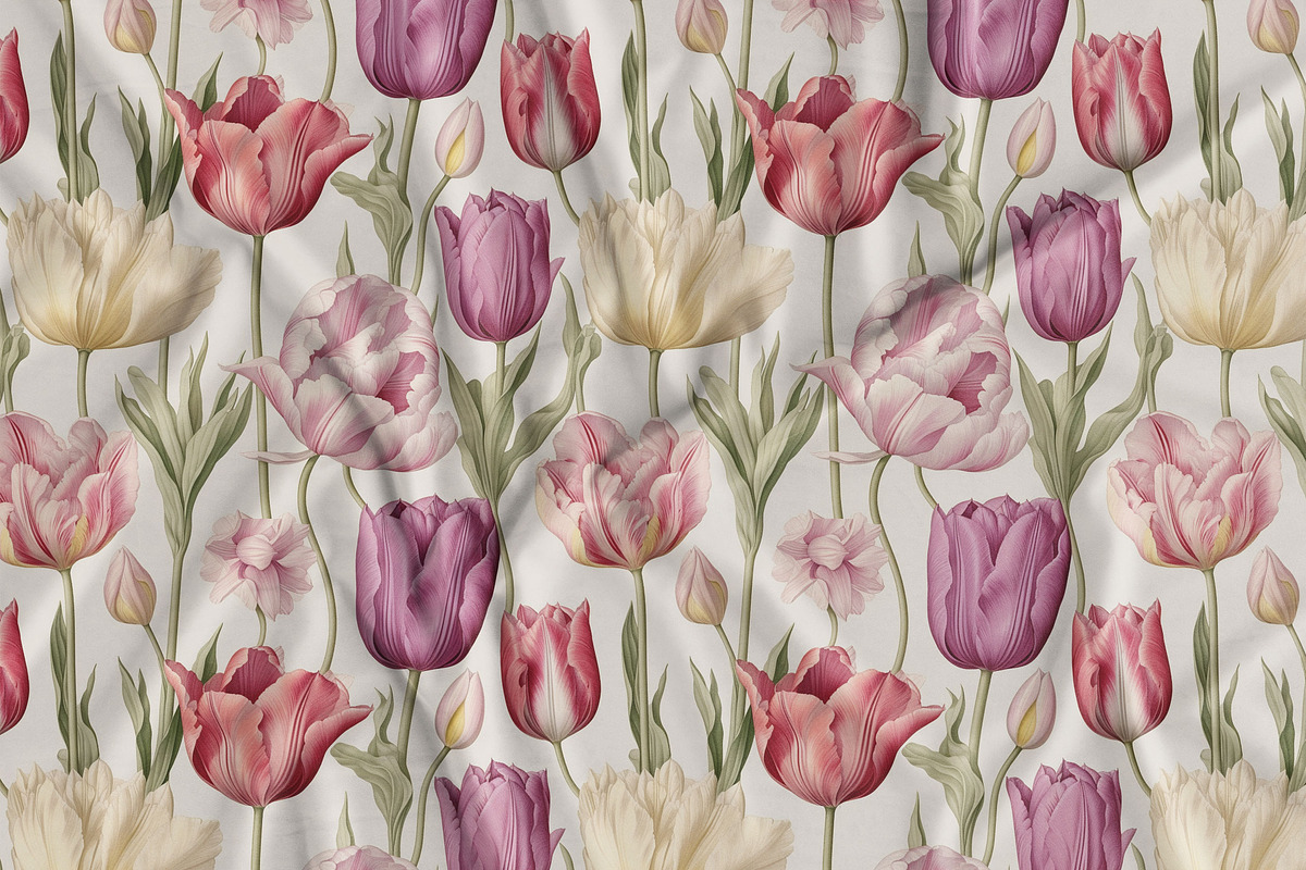 Vintage Botanicals Floral Patterns, a Pattern Graphic by Olya Creative (Photo 12 of 18)