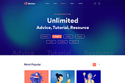 Blog Bootstrap HTML Template - Bunzo, a Bootstrap Template by HasThemes (Thumbnail 3 of 6)