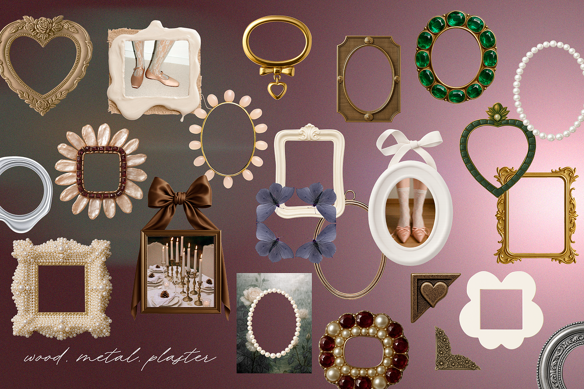 Boutique Frame Library. Lace & Paper, an Object Graphic by Lidberia (Photo 4 of 10)