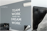 OFFICE Wall Mockup Bundle, a Print Template by Yuri-U (Thumbnail 12 of 15)