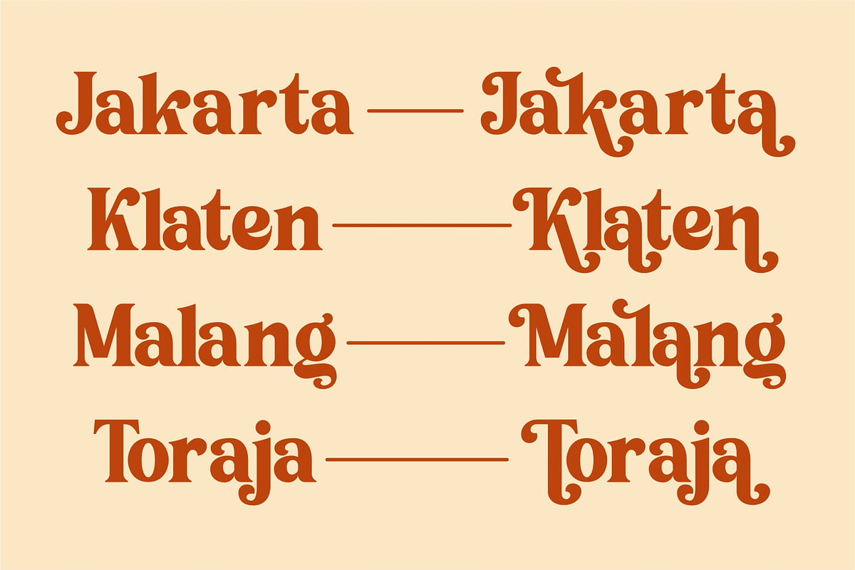 Kalimb - Retro Serif Typeface, a Serif Font by Bentype Studio (Photo 4 of 7)