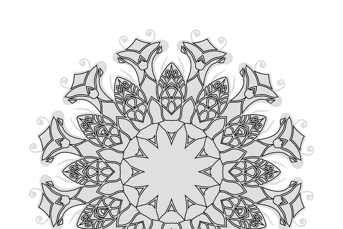 20 mandala vector background design, a Pattern Graphic by NJ Himel (Photo 16 of 21)