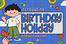 Birthday Holiday Display Font