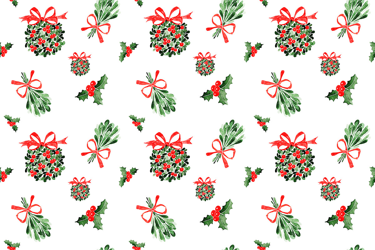 Christmas Background, Pattern, Paper preview 3