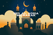 Islamic Greeting Vector Illustration, an Illustration by Decla Studio (Thumbnail 1 of 3)