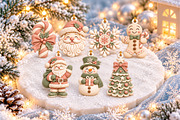 Santa Snowman Tree Ornament 3D STL, a Scene 3D Model by Layerology (Thumbnail 4 of 4)