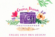 Vintage objects & watercolor, an Illustration by kite-kit (Thumbnail 4 of 4)