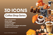 3D Icons Pack Coffee Shop Series, an Icon by Iwanistic (Thumbnail 1 of 5)