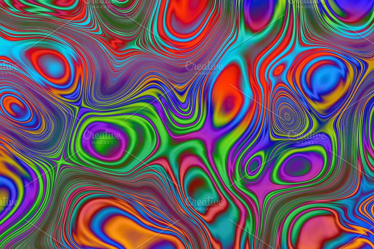 Acid psychedelic textures 50 Pack, a Texture Graphic by tkdesign (Photo 46 of 50)