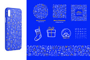 Festive Christmas Seamless Pattern, a Pattern Graphic by VasilkovS (Thumbnail 4 of 7)