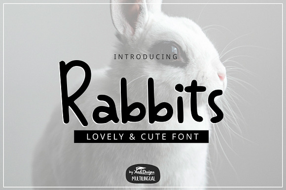 Rabbits Font preview 6