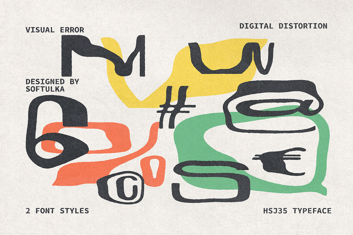 hsj35 typeface, a Font by softulka (Photo 2 of 11)