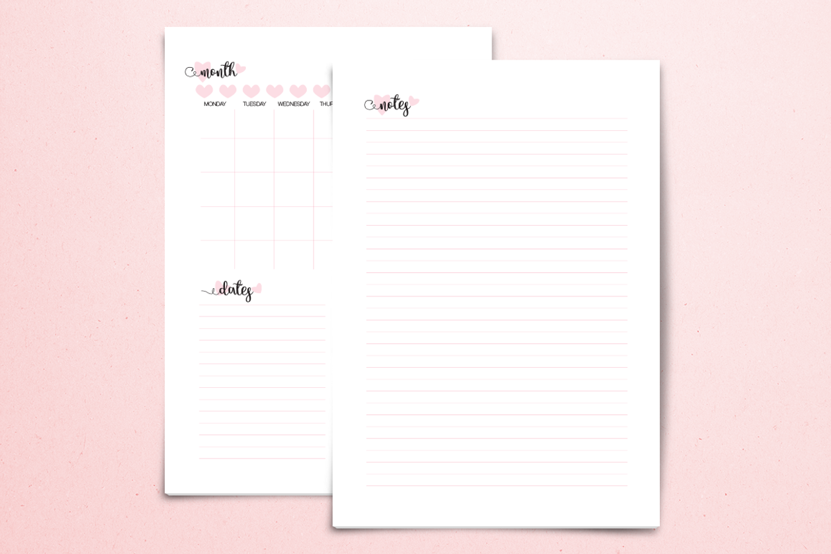 Planner Set - Summer Love, a Stationery Template by Lacy's Designs (Photo 3 of 3)