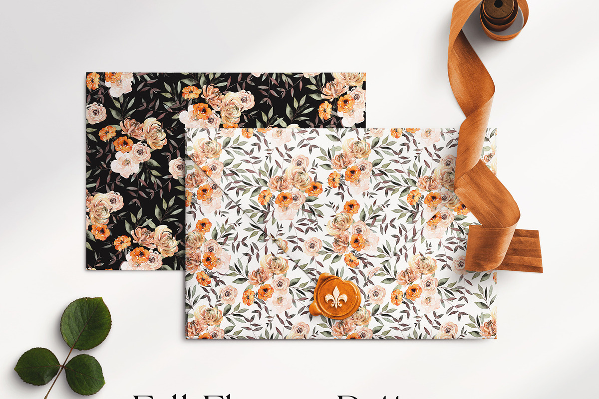 Watercolor flower - Autumn Bohemian, an Illustration by Beigetime (Photo 2 of 10)