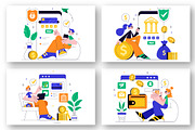 10 Online Banking Illustration, a Finance Illustration by denayunebgt (Thumbnail 2 of 4)