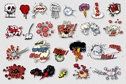 Comic Book Explosions Bundle, an Illustration by Vector Clash (Thumbnail 7 of 10)