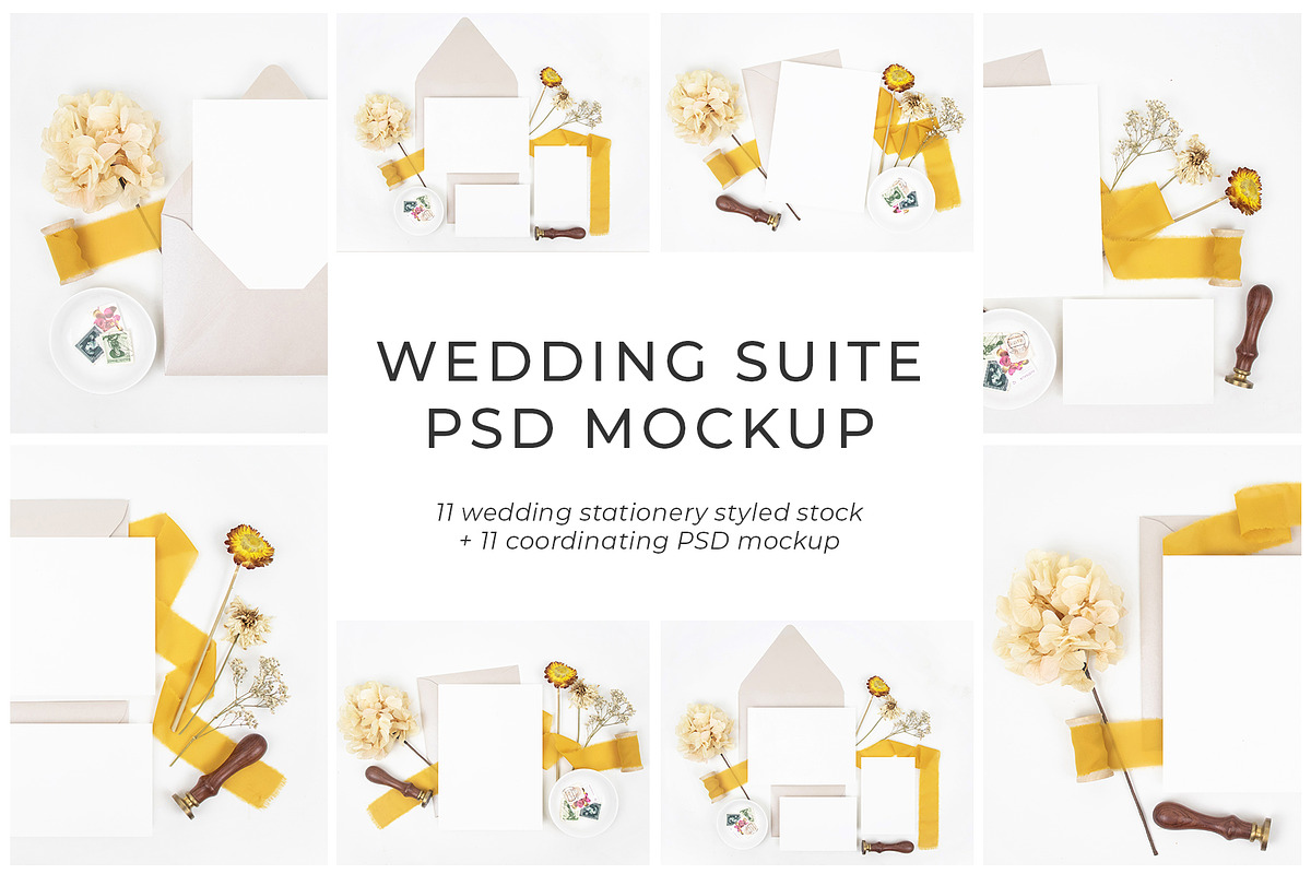 Wedding Suite Mockup Pack, a Print Template by Citrus and Cinnamon (Photo 1 of 4)