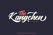 Kangchen, a Script Font by Analogous (Thumbnail 1 of 12)