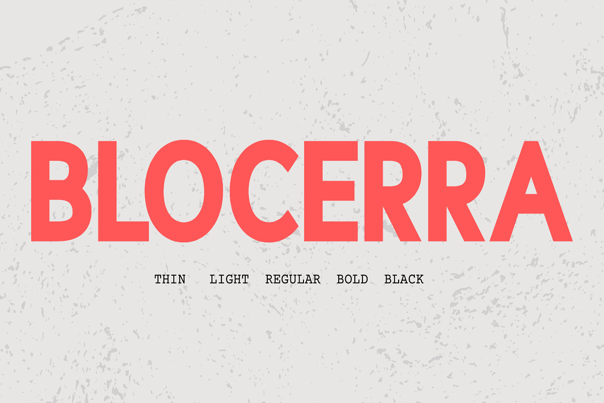 Blocerra Sans Serif, a Sans Serif Font by Aditastudios (Photo 1 of 5)