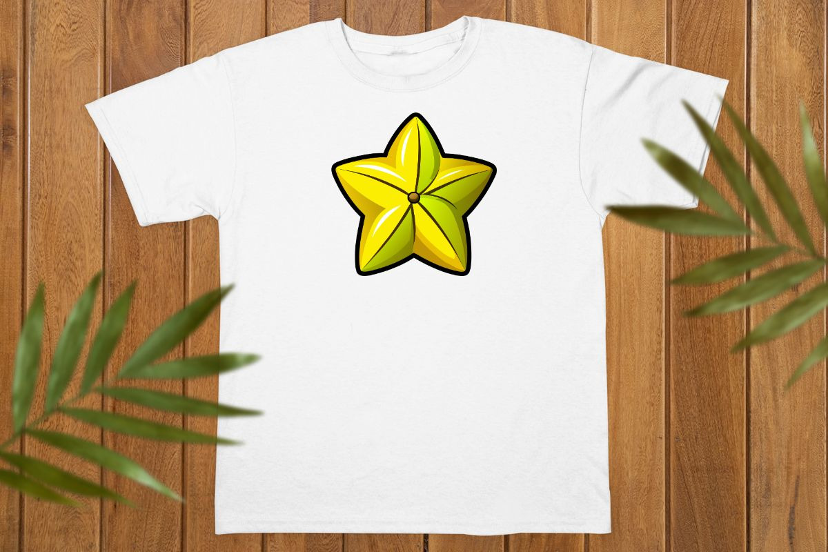 Cartoon Carambola Clipart Set, a Food Illustration by newminddesign (Photo 3 of 8)