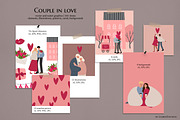 Couple in love clipart | ai png svg, a Person Illustration by LyubovZaytseva (Thumbnail 2 of 19)