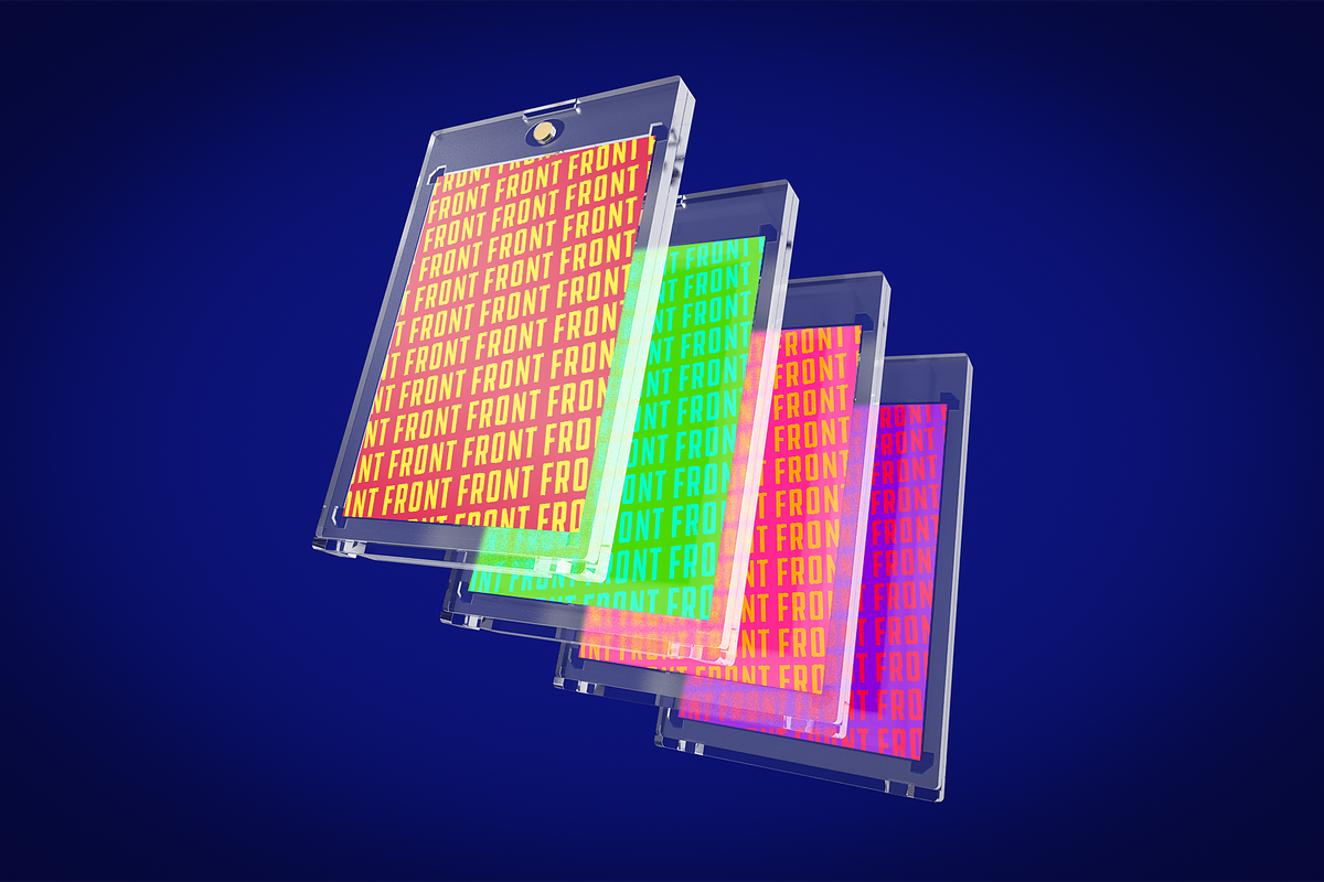 3D One Touch Trading Card Mockups, a Product Mockup by BradleyJackDesign (Photo 5 of 7)
