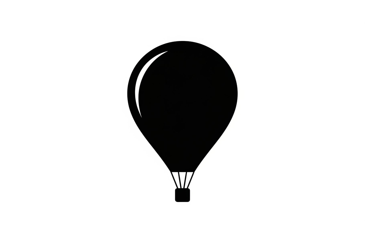 Hot Air Balloon Silhouette Bundle, an Illustration by Designer_Momina (Photo 23 of 51)