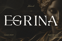 Egrina Luxury Serif Font