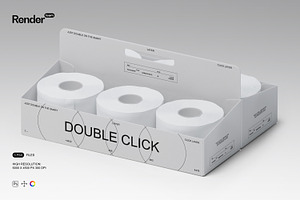 Toilet Paper Packaging Mockup