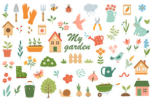 My Garden Vector Design Kit
