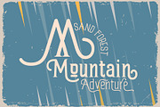 Sand Forest - Retro Display Font, a Sans Serif Font by AuthenType (Thumbnail 7 of 15)