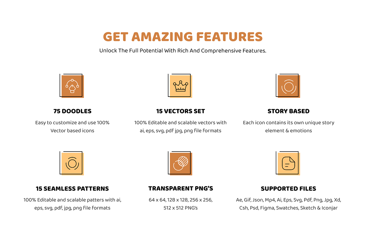 Biscuits Doodle Set, a Duotone Icon by Vectors Market (Photo 2 of 12)