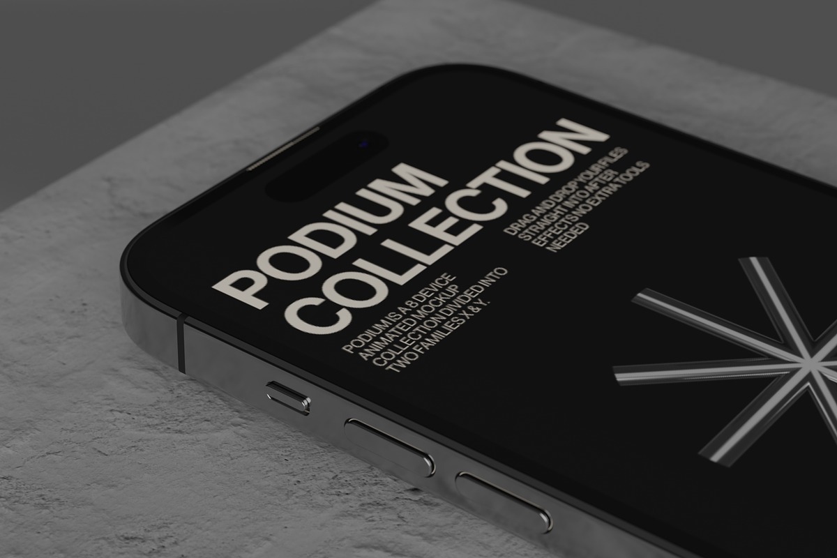 PODIUM X ANIMATED MOCKUP COLLECTION, a Mac Mockup by Baked Graphics (Photo 2 of 5)