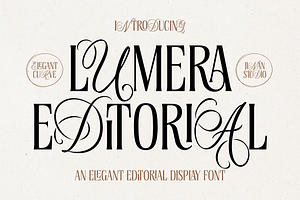 Lumera Editorial - An Elegant Serif