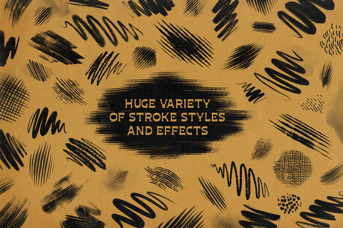 Rusty Nib Inkers for Procreate, a Brush Add-On by True Grit Texture Supply (Photo 4 of 7)