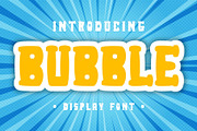 Bubble - Serif Font, a Serif Font by Brown Cupple (Thumbnail 1 of 6)