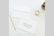 Stock Photo | Greeting Card Mockup, a Print Template by JanaBishopCollection (Thumbnail 2 of 2)