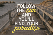 Palm Bay Social Vintage Summer Font, a Script Font by Creacy Studio (Thumbnail 6 of 9)