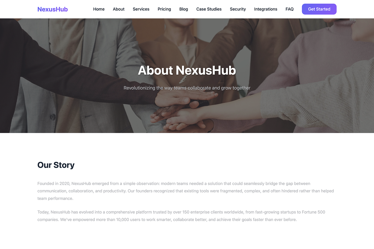 NexusHub - Business HTML Template, a HTML Template by FlyTemplates.com (Photo 2 of 9)
